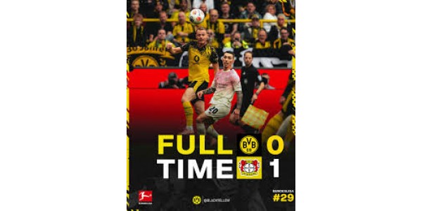 Le Borussia Dortmund s'est incliné 0-1 à domicile face au Bayer Leverkusen.